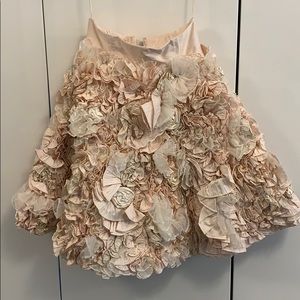 Handmade custom silk skirt.